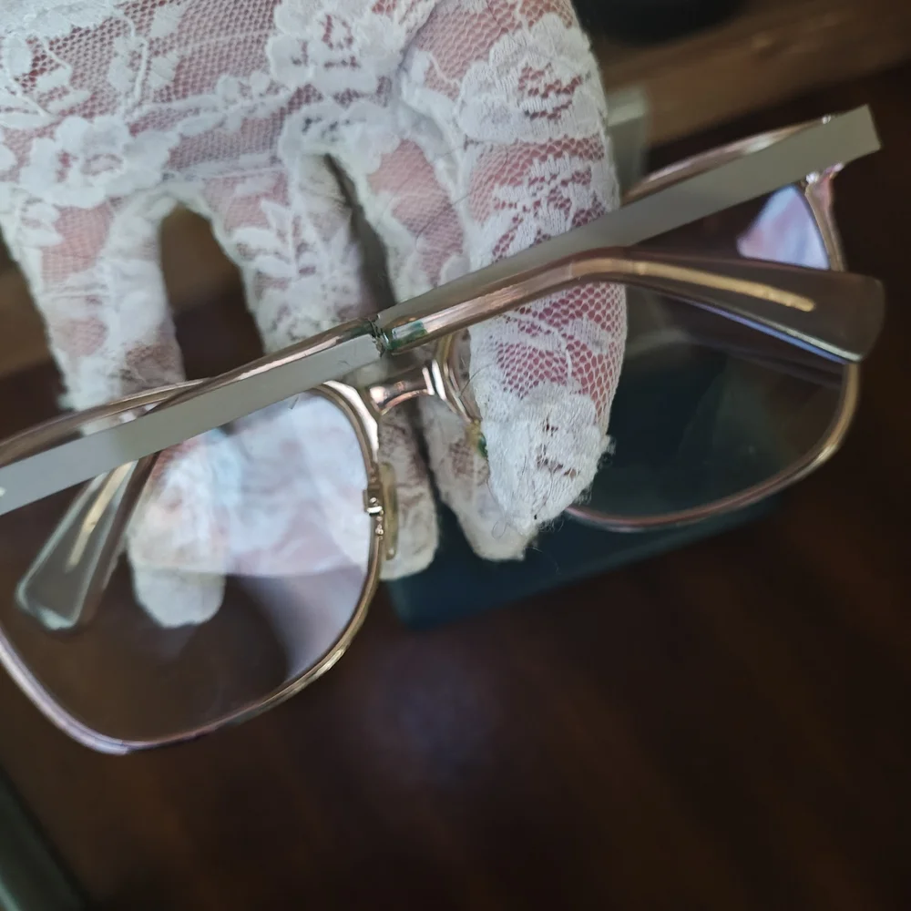 Cole Haan Clear Frame Glasses with Case